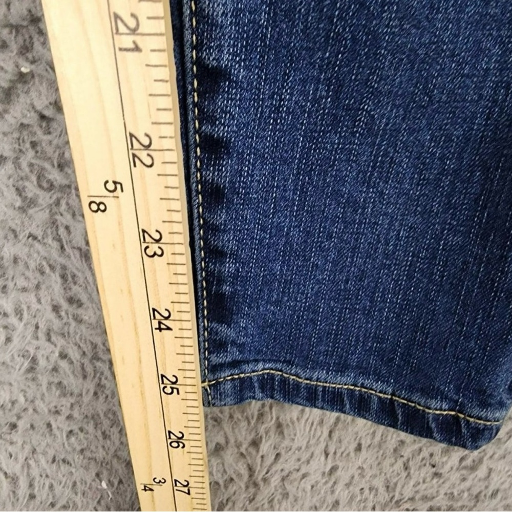 Torrid Jeans Womens 12 Petite Dark Wash Stretch Mid Rise Shaping Skinny - Picture 7 of 14